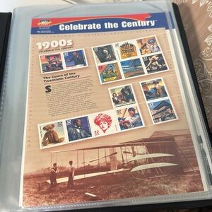 RARE CELEBRATE THE CENTURY USPS 10 SHEETS OF 15 SEALED EVERYTHING INCLUDED NWOT